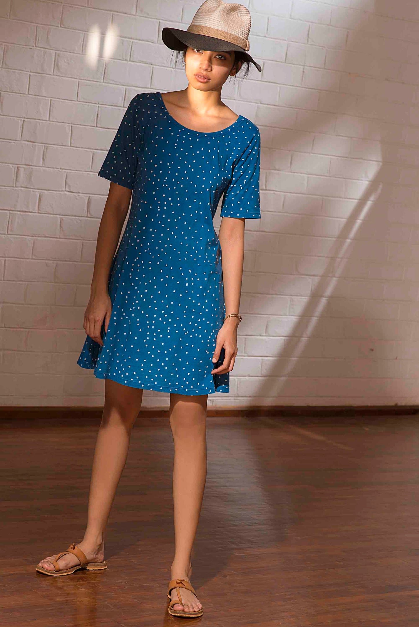 ALMA | organic cotton batik dress