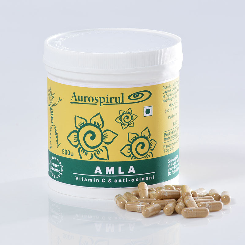 Amla - Certified Organic-Capsules -500 Units