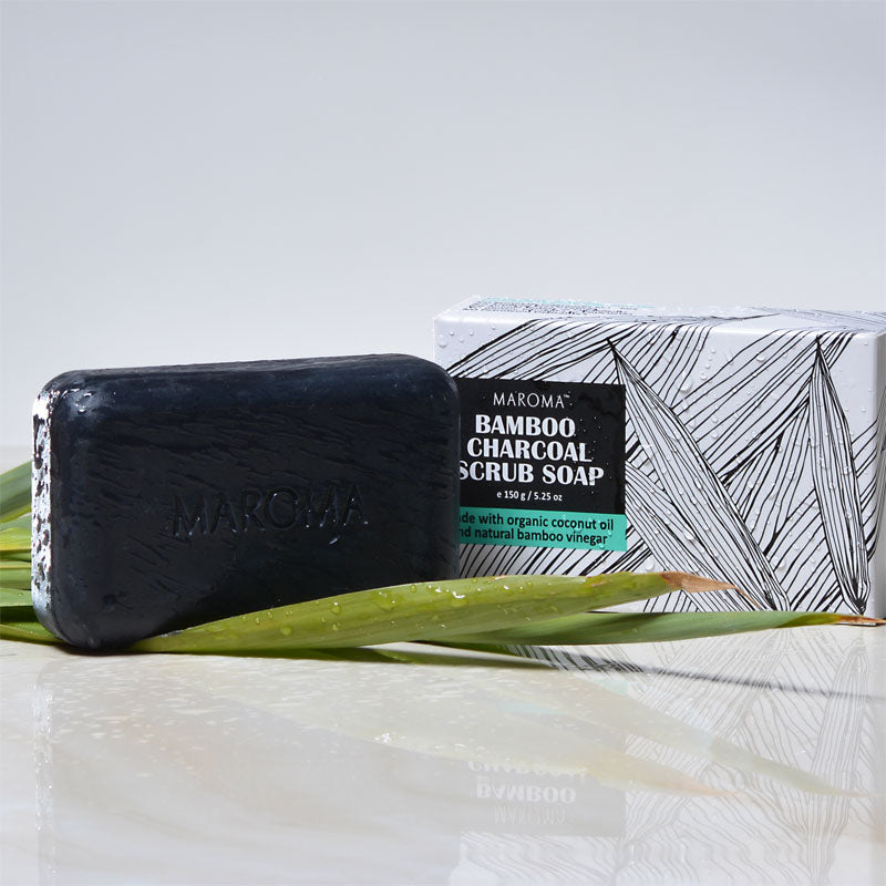 Bamboo Charcoal Scrub Soap