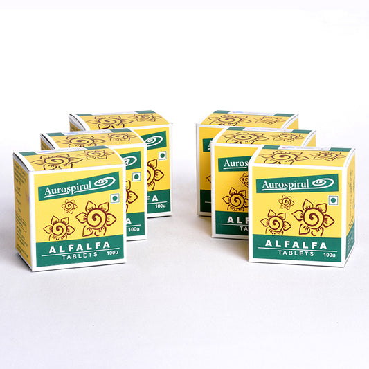 Alfalfa - Certified Organic-Tablets-Six Packs