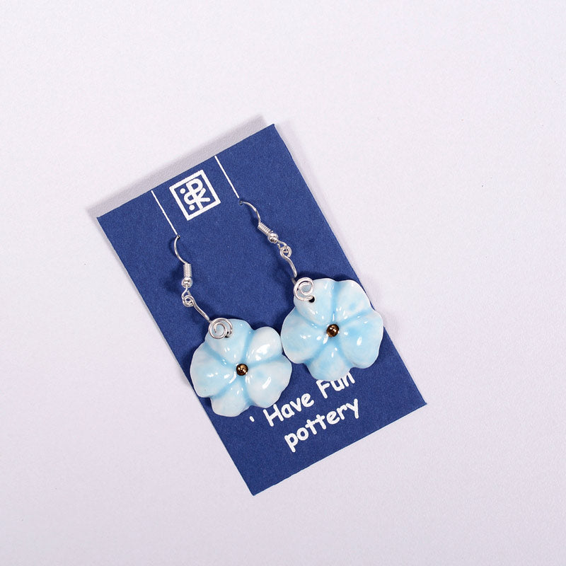 Blue Forget-Me-Not Earring