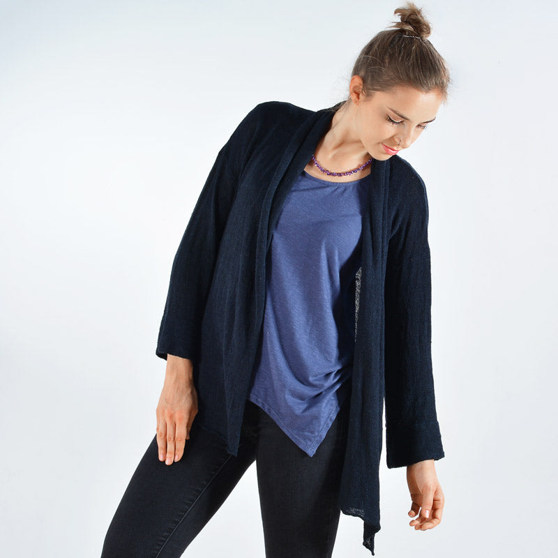 Atom Long Silk Cardigan