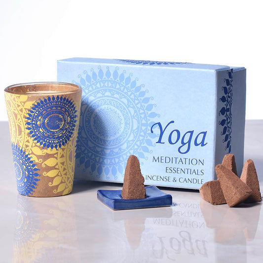 Cones and Votive Gift Set - Yoga