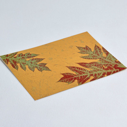 Table mat - Gold Colored Papaya (Set of 6)