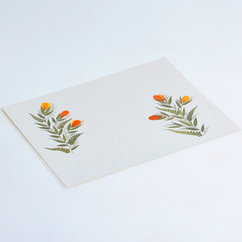 Table mat - Cosmos Flower with Bamboo Grass (Set of 6)