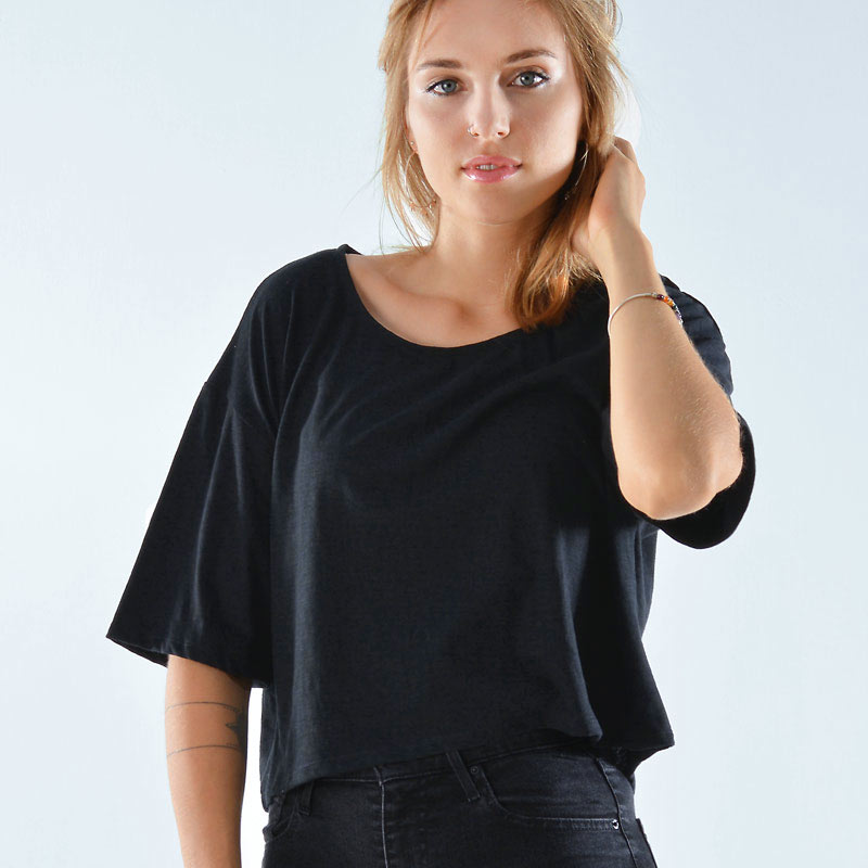 Verona Cropped Jersey Top