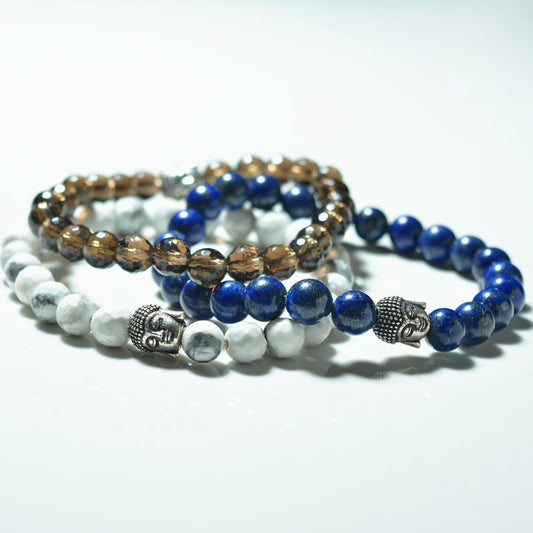 Gemstone Buddha Bracelet