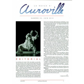 La Revue d'Auroville