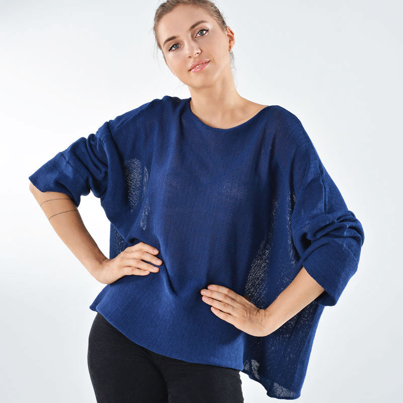 Micky Organic Cotton Hand Knit Pullover