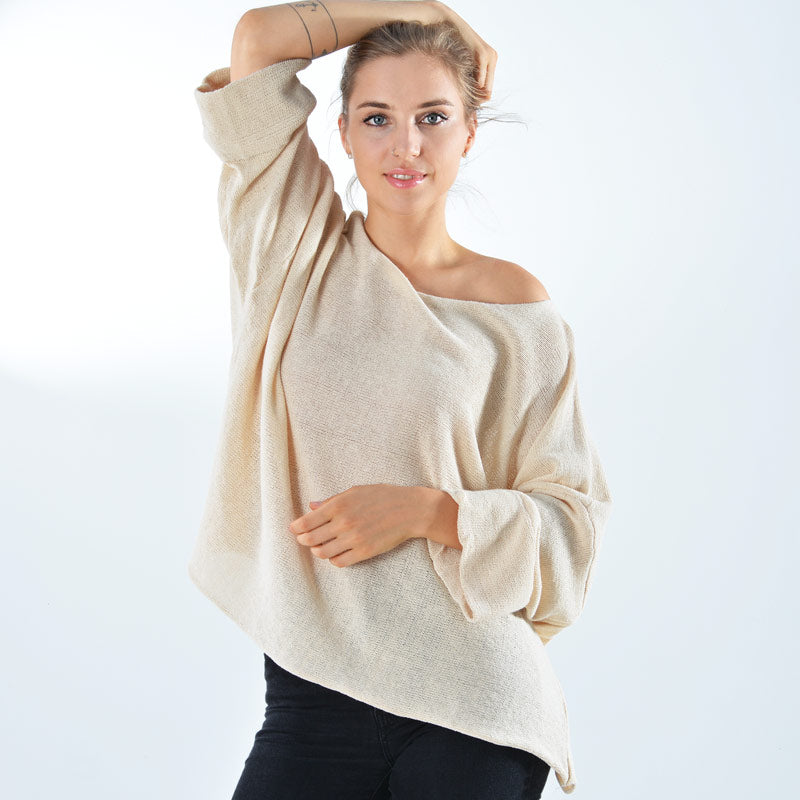 Micky Organic Cotton Hand Knit Pullover