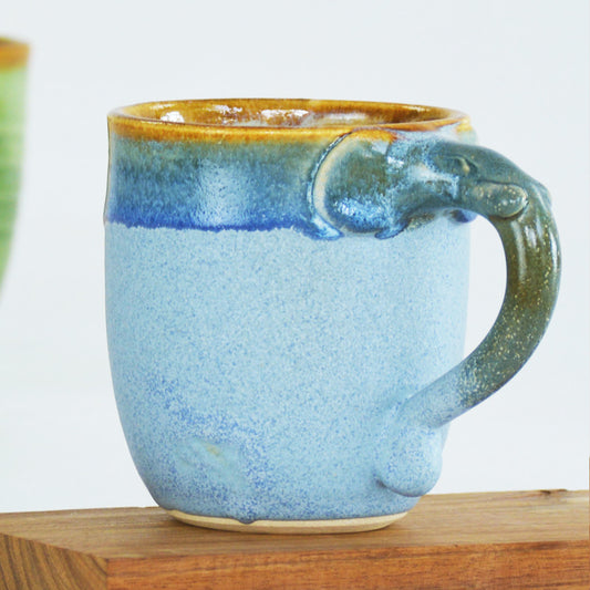 Elephant Mug -Blue