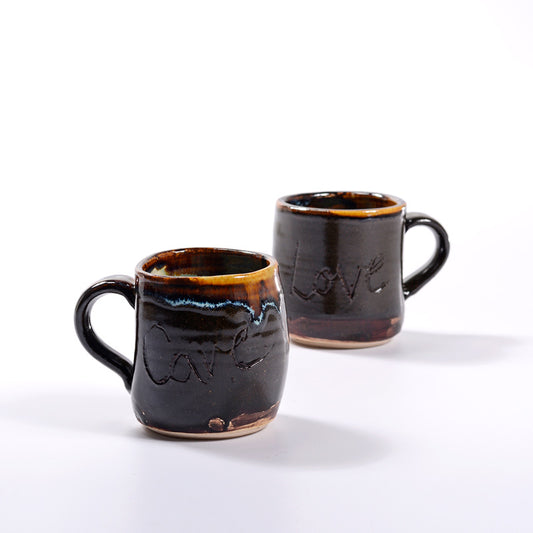 Mug L&C - Kaki Blue - Set of 2