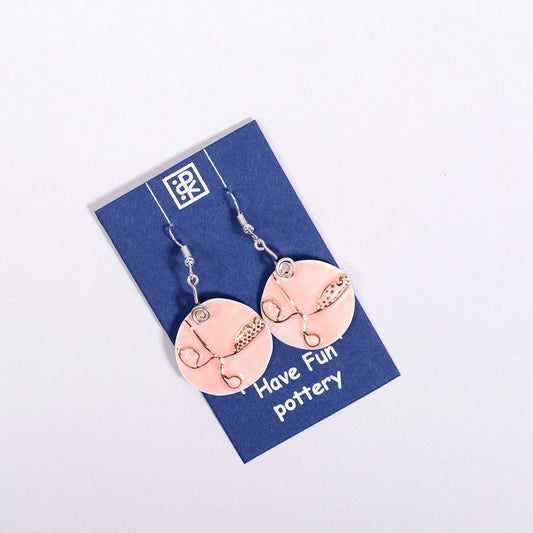 Pink Seeds Earrings