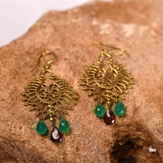 Peacock Earrings