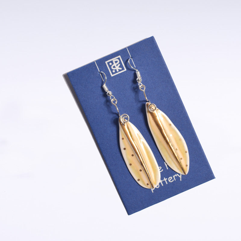 Yellow Leaf Earring