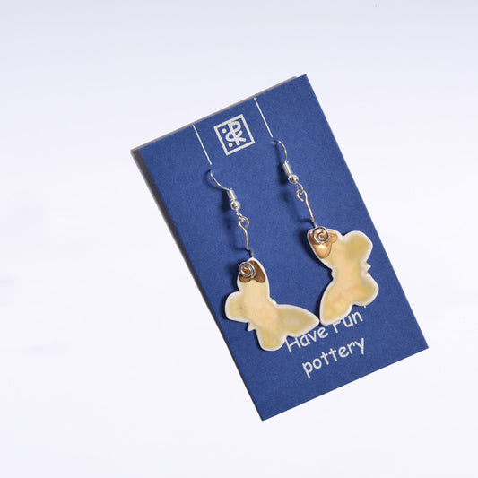 Butterfly -Yellow Earring