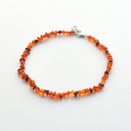 Amber necklace for children