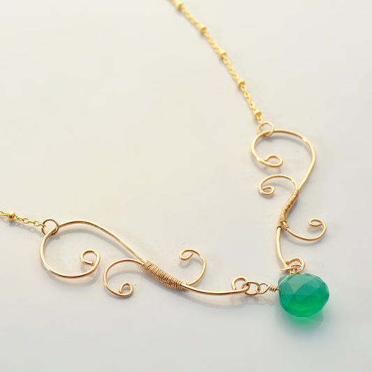 Gemstone Necklace - Elven