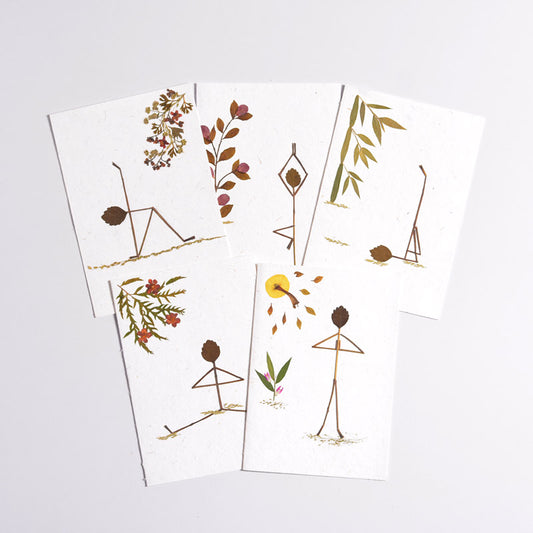 Yogasana L Cards (Set of 5)