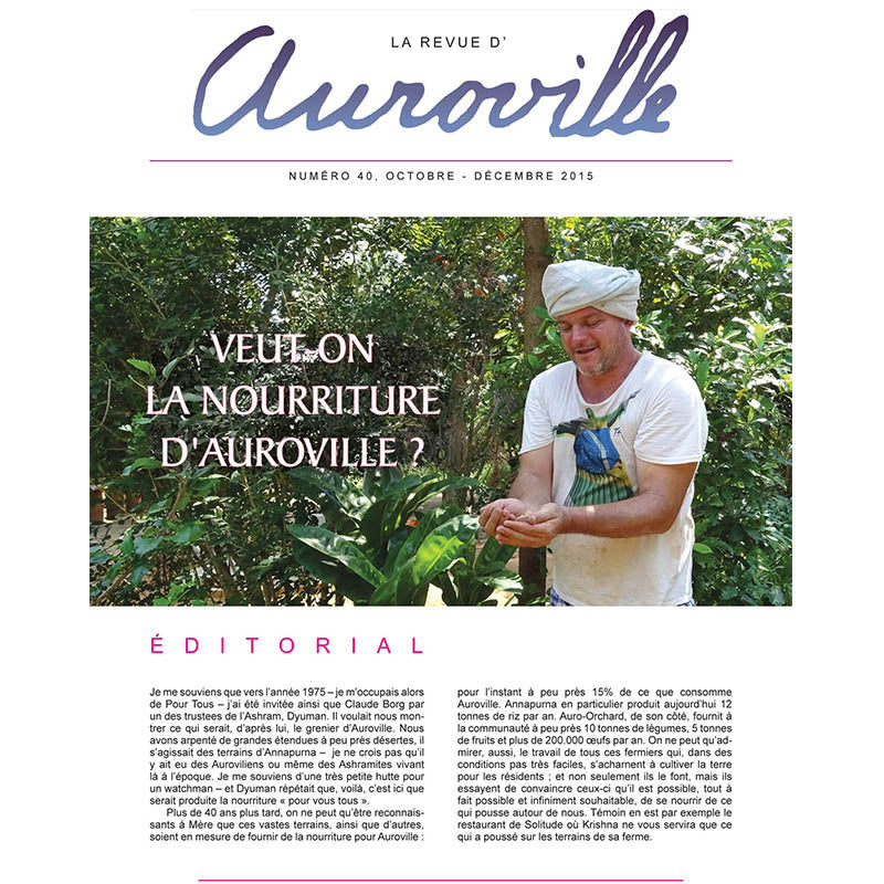 La Revue d'Auroville