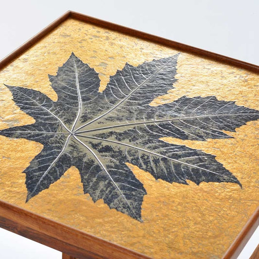 Tea Table Square - Gold Chinar